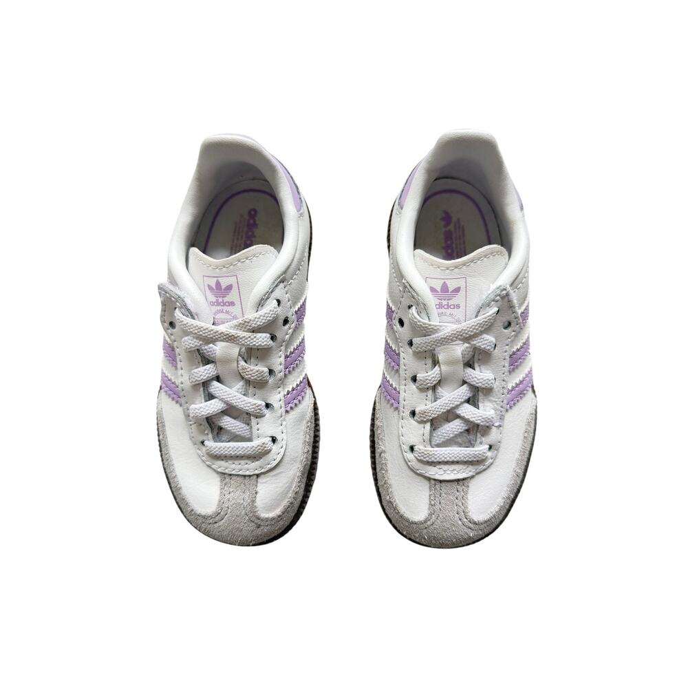 Adidas Purple Samba OG Sneakers Size 7C - Picture 2 of 8